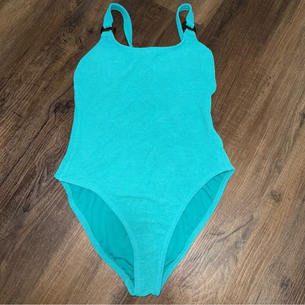 NWOT Target Shade & Shore Turquoise One Piece SwimSuit